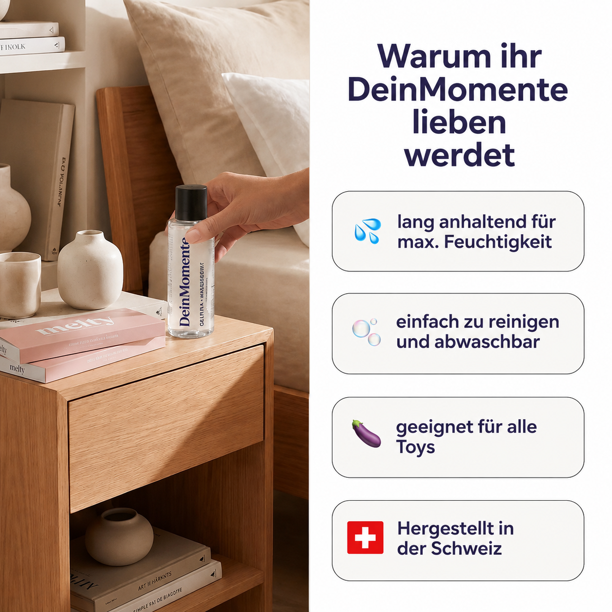 DeinMomente Touch & Glide™ Wasserbasierend · 100 ml